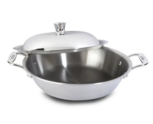 Luxury Handmade Stylish Silver Casserole With Lid Steel Casserole for Hotel Wedding <b>Table</b> <b>Top</b> Serving Use Food Warmer Hot Pots - Product Image 2