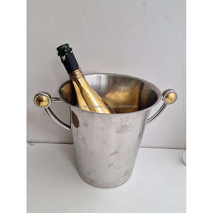 Champagne Bottle Stand High Quality Metal Wine Cooler Premium <b>Silver</b> <b>Ice</b> <b>Bucket</b> Metal Crafts Table Decorative <b>Ice</b> <b>Bucket</b> - Product Image 3