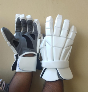 Gants de hockey sur glace professionnels pour hommes, service DDP, personnalisables, en cuir respirant, anti-humidité, légers, avec poignet réglable - Product Image 1