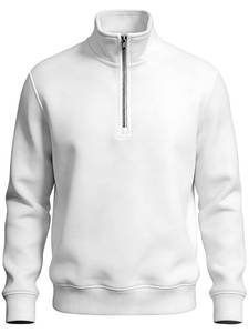 Sudadera Unisex con Cierre de Cremallera, Forro Polar de Poliéster, Color Sólido, Corte Regular, Sudadera Informal de Invierno con Logotipo Frontal con Impresión Digital - Product Image 2