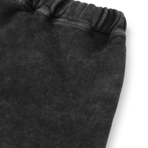 Shorts de jogging en coton délavé pour hommes, à ourlet brut, en molleton bouclette, style streetwear vintage, personnalisables avec logo, vente en gros - Product Image 6