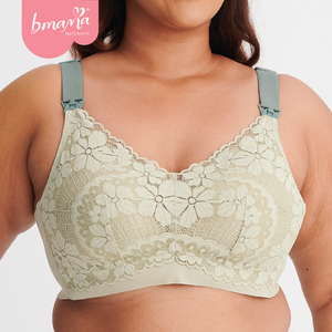 Sujetador de Lactancia Bmama, Abertura Frontal, Talla Grande, Sin Costuras, Sin Varillas, para Mujeres Embarazadas, Secado Rápido y Transpirable, Spandex/Nailon - Product Image 1