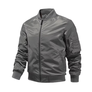 Blouson d'hiver personnalisé pour homme, couleur au choix, directement du fabricant, blouson thermique de style aviateur, service OEM de qualité économique. - Product Image 1