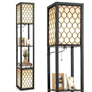 Moderne freistehende Stehlampe mit Doppellampen-Zugkette und Fußschalter - Product Image 6