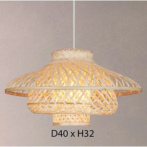 Lámpara Colgante de Ratán, Lámpara de Techo Tejida a Mano para Sala de Estar, Decoración de Hotel o Resort - Product Image 5