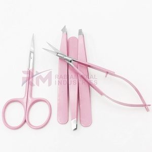 Pinzas para Cejas RMI, 2 Piezas, Pinzas con Brillo, Juego de Pinzas para Cejas Inclinadas, Color Negro - Product Image 3