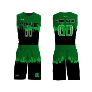 Maillot de basket-ball personnalisé de haute qualité, sublimation et couleur, ensemble d'uniformes de basket-ball réversibles pour hommes, pas cher - Product Image 1