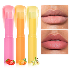 Bálsamo Labial Hidratante de 4 Sabores, Barra de Cuidado Labial Natural con Frutas para Reparar y Humectar Labios Secos - Product Image 1