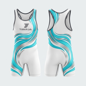 Reasonable Price Hot Selling Men's Adult Wrestling <b>Singlets</b> Lightweight Quick Dry Breathable Stretch Professional <b>Weightlifting</b> - Product Image 2