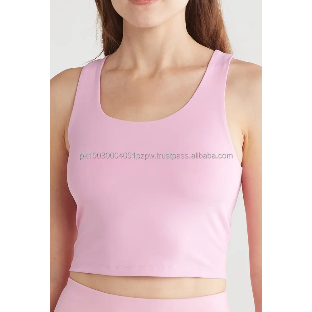 Custom Logo OEM ODM Bra Women Gym Short Sleeve Athletic Yoga Shirts Girls Workout Cotton Tee Loose Crop Top Crewneck T-Shirt