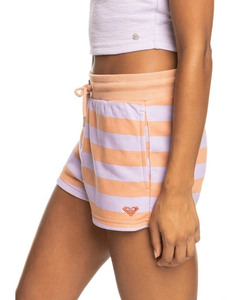 Custom 2026 Casual Women's Shorts Sweat Shorts in Brown Orange <b>Elasticated</b> Rib Waistband with Draw <b>cord</b> Side Pockets - Product Image 4