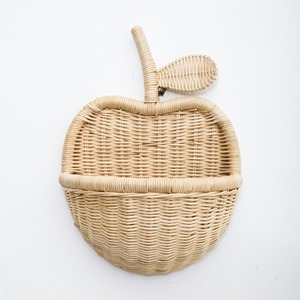 <b>Wall</b>-mounted rattan <b>basket</b> <b>wall</b> <b>hanger</b> art new design laundry <b>baskets</b> for toys organizer from Vietnam - Product Image 2
