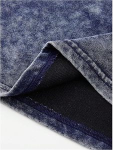 Conjunto de Camiseta sin Mangas para Hombre con Estampado Daily Hustle, Estilo Denim, Ropa Casual de Verano, Cuello Redondo, Transpirable, de Algodón de Secado Rápido - Product Image 4
