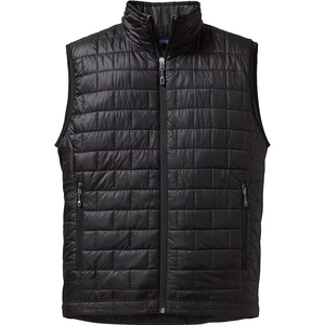 Minimalist Plain Men Hooded Puffer <b>Vest</b> Quilted Padded <b>Thermal</b> Heat Bodywarmer - Product Image 1