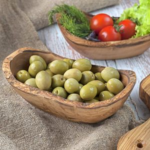 Ensemble de bols à sauce rustiques en bois d'acacia, petits bols décoratifs ronds en bois personnalisés pour hôtels, vente en gros, usines d'artisanat et événements. - Product Image 5
