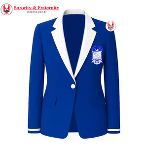 Chaquetas Bordadas Personalizadas de Phi Beta Sigma, Chaqueta Blazer Personalizada para Hombre y Mujer, Traje de Un Solo Pecho con Logotipo, Abrigo Elegante para Hombre - Product Image 1
