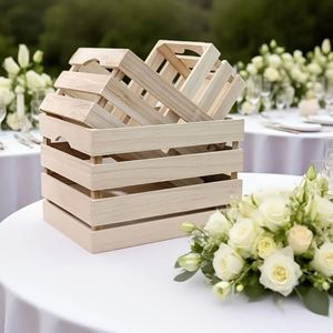 Set di Tre Scatole di Legno Impilabili di Diverse Dimensioni, Contenitori Rustici per Organizzazione Domestica, Collezione Artigianale - Product Image 6
