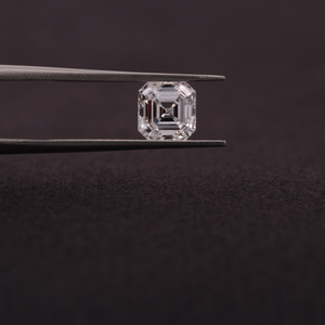 0.50 Ct E Color VS1 Clarity ASSCHER Grown <b>Diamond</b> LGD HPHT <b>Diamond</b> IGI Documented for <b>Ring</b> Making Export Quality <b>Diamond</b> - Product Image 1