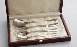 Juego de cubiertos modernos de acero inoxidable con acabado de alto brillo, aptos para lavavajillas, tenedores, cucharas, vajilla para ocasiones de boda. - Product Image 6