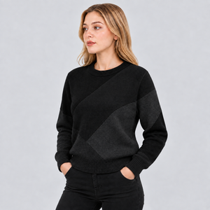 Pull pour femme de haute qualité, conçu en tissu tricoté, léger, chaud, doux au toucher, respirant, confortable et durable. - Product Image 3