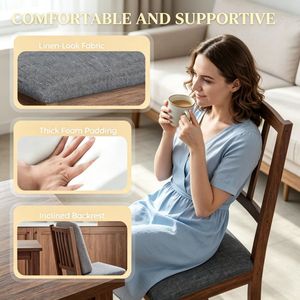 Set di 4 Sedie da Pranzo Contemporanee in Ecopelle Rimovibile con Struttura in Legno Massello per Casa e Ristoranti - Product Image 4