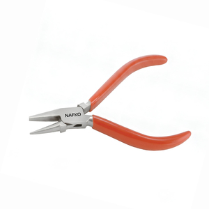 Nafko Industry NK-8007 Nose Hollow Forming Pliers Stainless Steel 130mm Beading <b>Wire</b> High Performence Customizable Jewelry Tool - Product Image 1