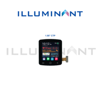 Panel Táctil TFT LCD Personalizado de 1.3'', 1.55'', 5'' y 7'' con Sistema CTP RTP, Interfaz Serial I2C, Módulo de Pantalla TFT LCD con Sistema RGB/MIPI/LVDS/TTL