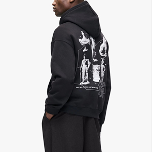 เสื้อฮู้ดดี้ผู้ชายลำลอง ผ้าฝ้ายฟลีซ สไตล์สตรีท  ปรับแต่งได้ - Product Image 1