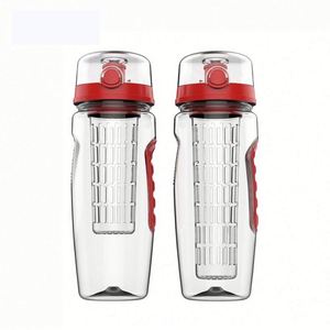 Bouteille d'eau de cyclisme minimaliste de 960 ml, grande capacité, pour le sport et le fitness, avec infuseur à thé - Product Image 3