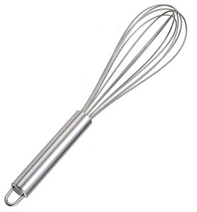 Customized Logo Prints Eco-Friendly Portable Stainless Steel <b>Egg</b> Beater Cream Whisk Kitchen Mixer Tool for Baking Home Use - Product Image 1