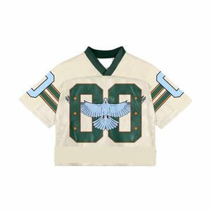 Camiseta de Fútbol Retro de Malla Personalizada, Estilo Urbano, Tallas Grandes, Venta al Por Mayor, Sin Mangas, Antibacteriana, 100% Poliéster, Unisex, Estilo Americano - Product Image 2