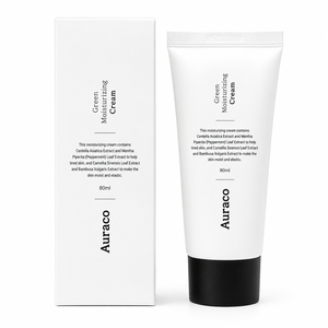 Crema Facial Hidratante Verde con Extracto de Centella Asiática, Loción Facial Coreana de 80 ml, Cuidado Diario de la Piel para Mujeres - Product Image 1