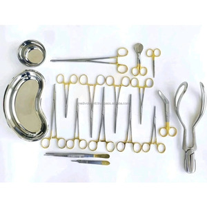 Ensemble de 18 instruments chirurgicaux gynécologiques en acier inoxydable de qualité supérieure avec boîte, certifiés CE ISO, fournisseur en gros - Product Image 1