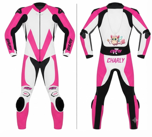 Traje de Carreras Personalizado para Hombre en Cuero Vacuno/Canguro, Mono de Una Pieza con Armadura de Nivel 2 CE, Hecho a Medida, Protección OEM - Product Image 1