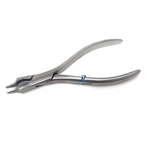 Pince orthodontique universelle pour la mise en forme de boucles de fil, l'ajustement des brackets et la coupe de fil d'arc – Outil dentaire en acier - Product Image 4