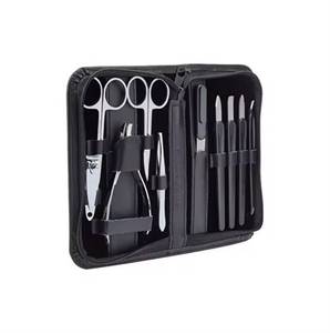 Morje Surgical Classic Stainless Steel Nail <b>Kit</b> 10 in 1 Professional Portable <b>Manicure</b> Set with Clipper Tools Bag for Adult Use - Product Image 4