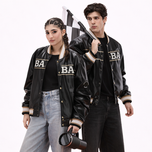 Chaqueta Varsity Personalizada para Hombre, Mezcla de Lana, Estilo Béisbol, para Invierno - Product Image 1