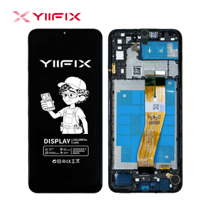 Pantallas LCD Yiifix para Teléfonos Móviles <span class=keywords><strong>Samsung</strong></span> <span class=keywords><strong>Galaxy</strong></span> A04E T20 con Marco, Repuesto de Pantalla LCD A05, Ensamblaje de Digitalizador de Pantalla Original al por Mayor - Product Image 2