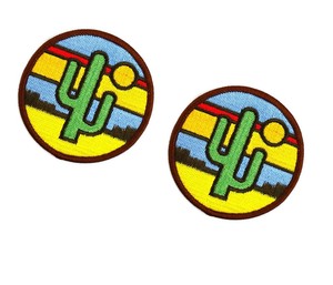 Parches Bordados Personalizados Estilo Amanecer, Nuevo Diseño, del Mejor Proveedor, con Forma de Corazón y Flor, para Sombreros de Fieltro, por MEHMOOD APPARELS - Product Image 4