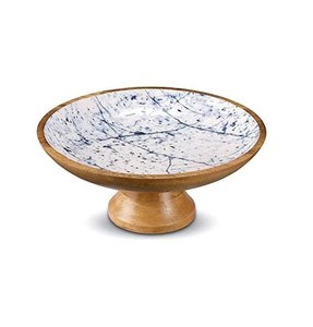 Bol de service en bois pour dîner gratuit, design classique, durable, léger, compatible lave-vaisselle, pour fêtes, salades, riz, légumes, haute qualité - Product Image 1