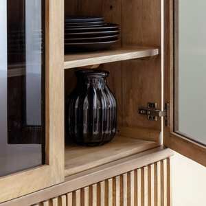 Vandana Maxima Sereno mango wood <b>display</b> <b>case</b> - Product Image 4