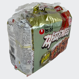 K-brand Nongshim Chapagetti Korean Instant Noodles 140g Family <b>Pack</b> Bulk Packaging Soybean Paste Stir-Fried Middle - Product Image 5