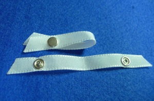 DK-499 Sujetador de tiras de sujetador con broche de presión de latón |   Accesorios de ropa interior - Product Image 3