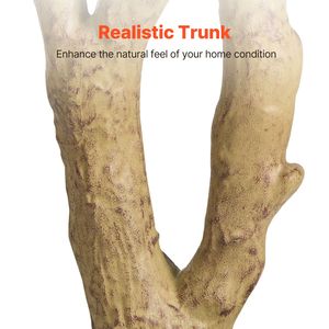 Árbol de Olivo Artificial de 2.1 m de Altura con Hojas Verdes Realistas y Frutos, Maceta Negra, Árbol Artificial de Interior con Tronco de Madera Natural - Product Image 6