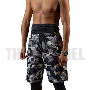 Plus Size Men's Awrah Shorts Eco-Friendly 100% Polyester Breathable Outdoor Use Joggers Low Price - Product Image 4