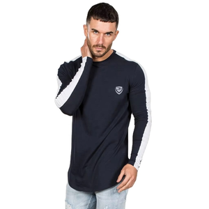 T-shirt décontracté à col rond en coton pour homme, personnalisé, doux, respirant, grande taille, pour l'entraînement quotidien - Product Image 6