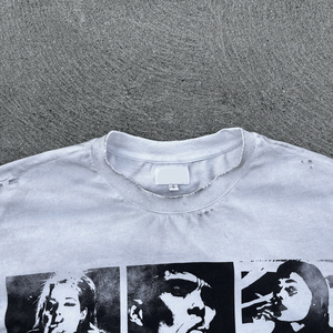 เสื้อยืดทรงบ็อกซี่ผ้าฝ้าย 100% สำหรับผู้ชาย พิมพ์ลายดิจิทัล สไตล์สตรีทแวร์ ลำลอง โอเวอร์ไซส์ ทรงครอป ลายกราฟิก - Product Image 3