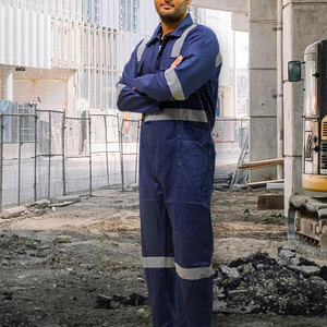Combinaison de protection légère haute visibilité pour soudeurs, mécaniciens et uniformes de travail en garage - Product Image 6
