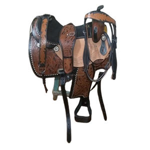 อานขี่ม้าหนังแท้สำหรับผู้ใหญ่ทำจากหนังแท้ดีไซน์คาวบอยออกแบบได้ตามที่ต้องการ - Product Image 1