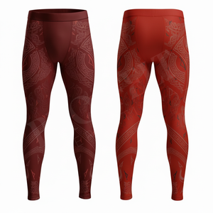 Leggings de compression pour hommes Pro Felt, design imprimé sur toute la surface, qualité supérieure, séchage rapide, taille haute, pour yoga et entraînement - Product Image 2